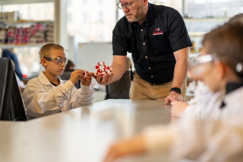 Scientists use models to understand the behavior of things we can't easily see. Here, they built a 