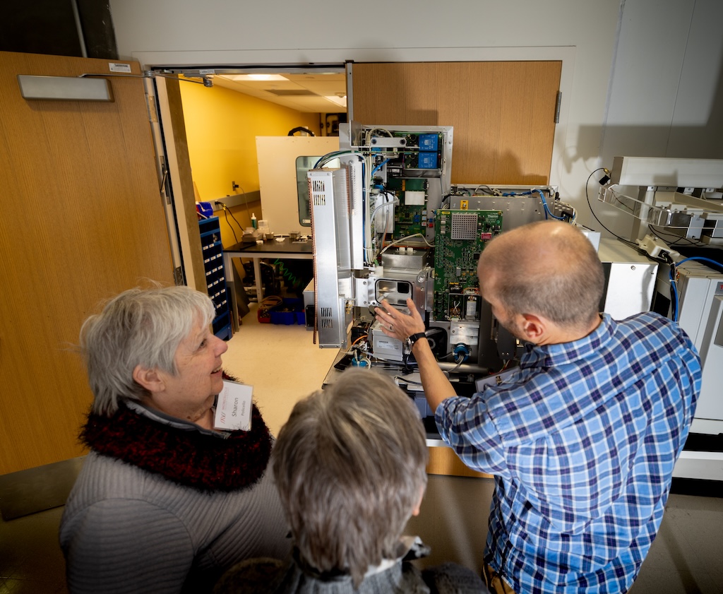 Piecing all the parts together in their mind, guests learn more about the mechanics of mass spectrometry and its role in research. 